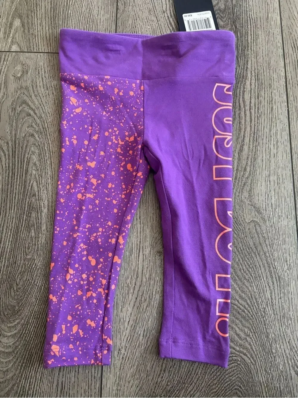 Nike Kids Purple and Orange Active Leggings